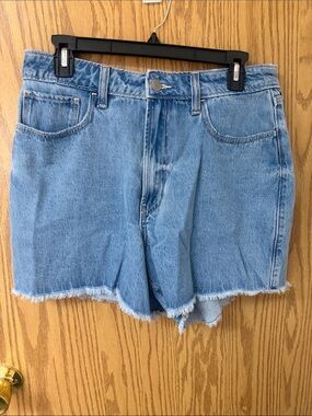 Hollister Light Blue Denim Cutoff Shorts
